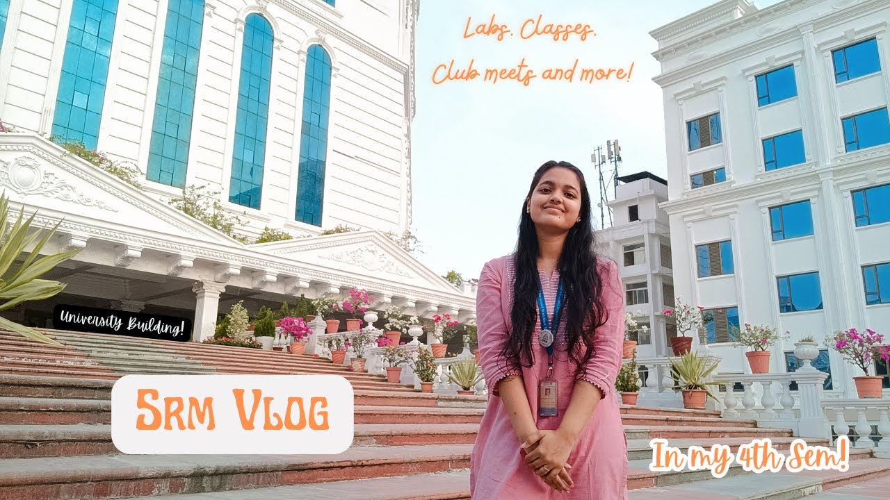 SRM KTR VLOG | A Random Day In My Life | Milan'24 | SRM College KTR tour, Java Canteen and more! 😍