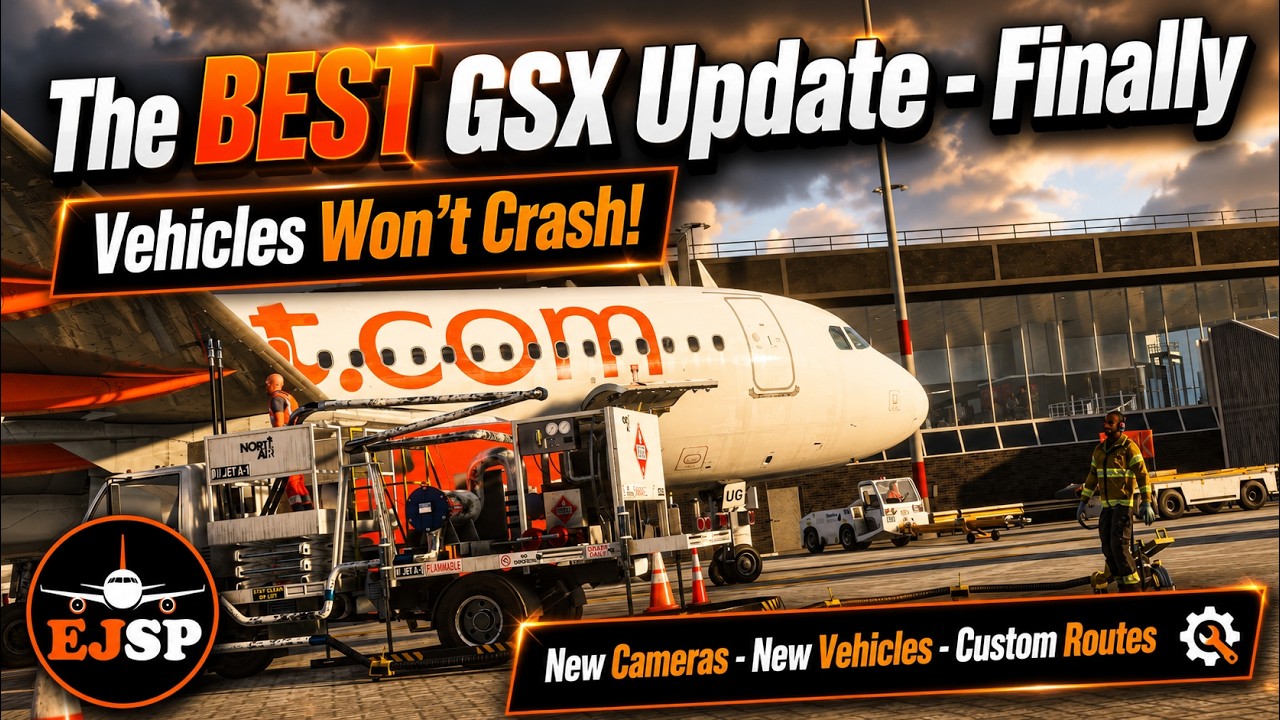 Новое обновление GSX: НАКОНЕЦ-ТО исправлено &mdash; пользовательские маршруты наземного транспорта и ка...