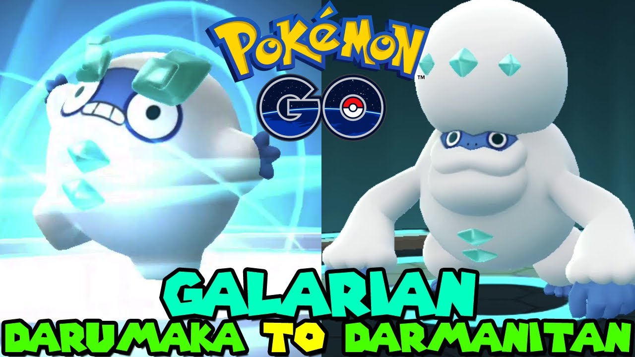 Evolving GALARIAN DARUMAKA to GALARIAN DARMANITAN in Pokemon Go - Gen 8