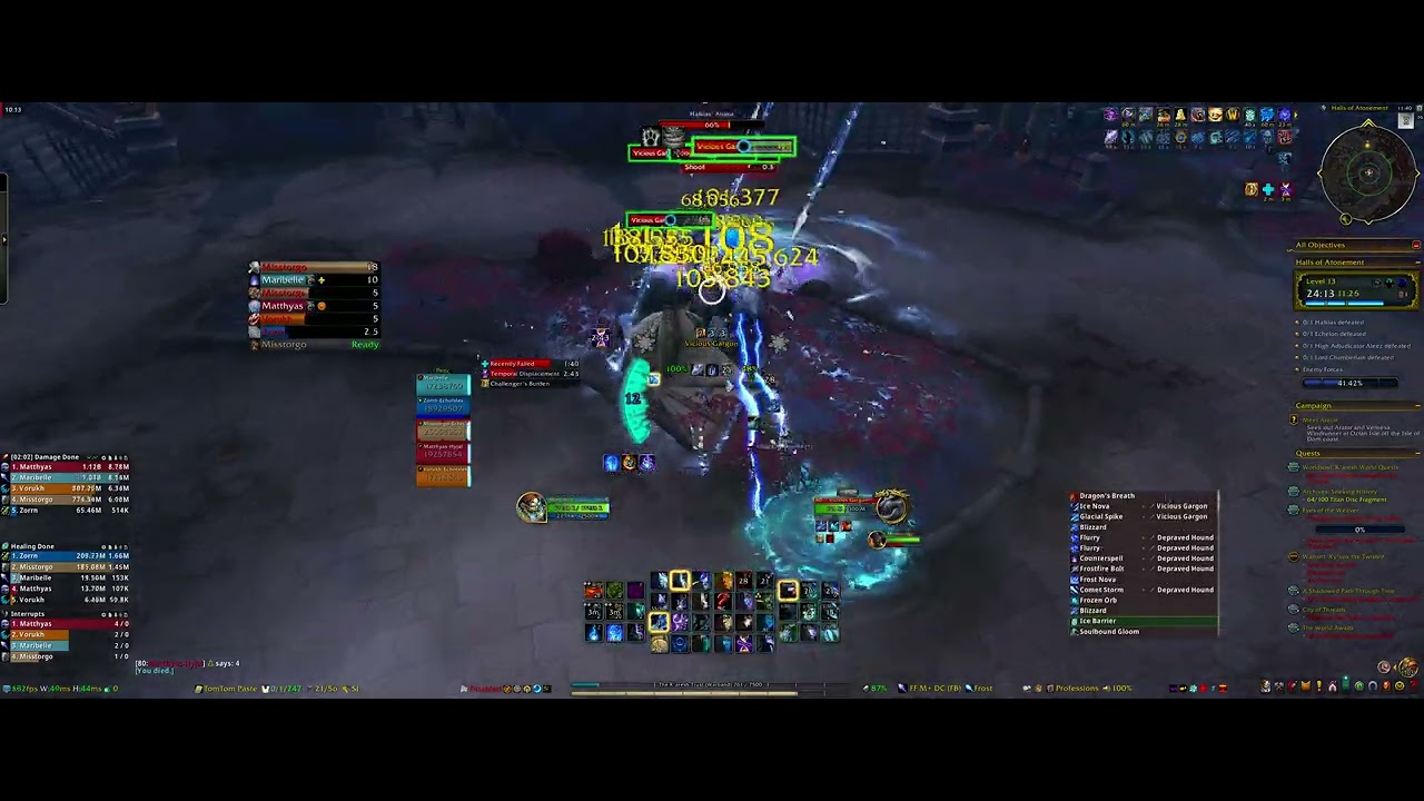 Dungeons S3: Halls of Atonement 13 Frost Mage 2025 12 06