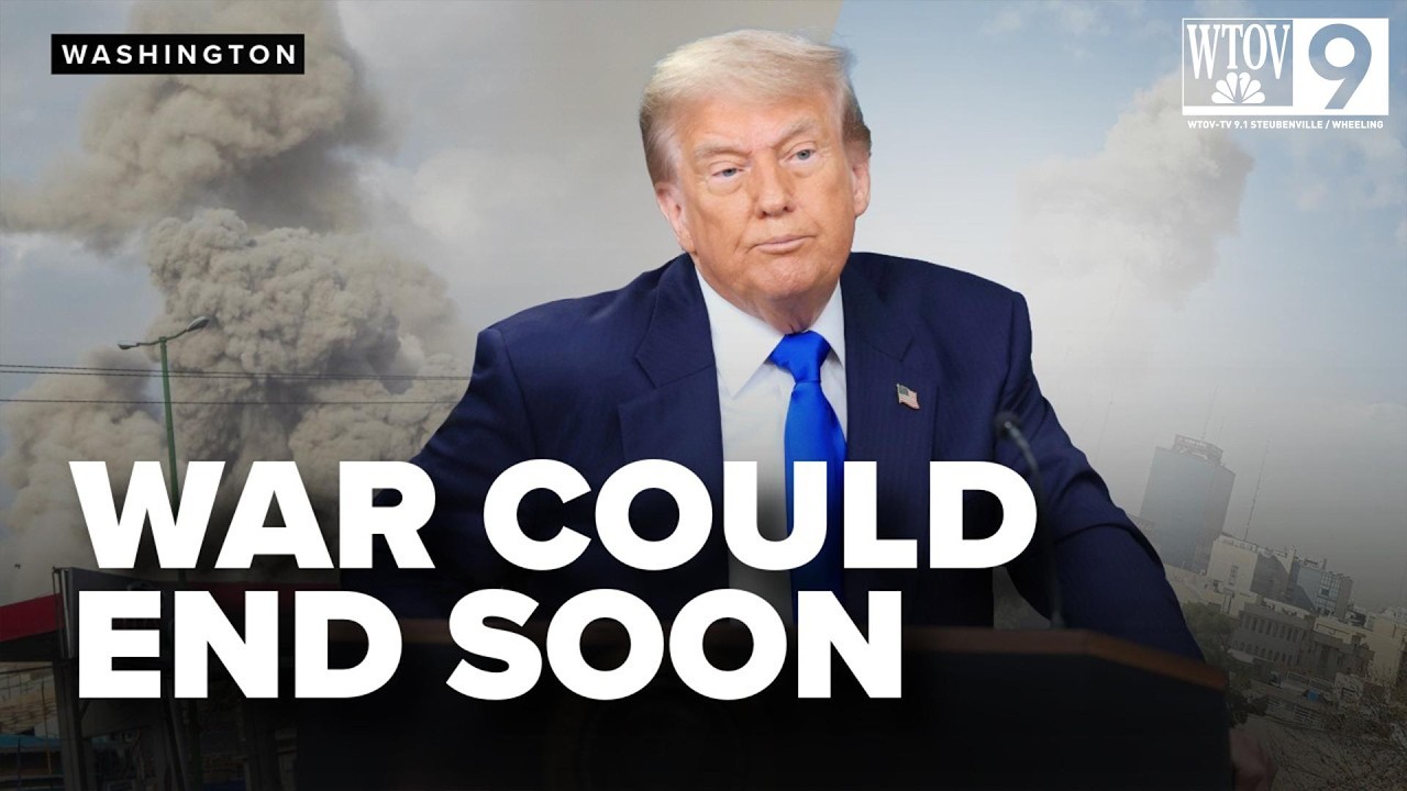 Trump says Iran conflict COULD END 'very soon'