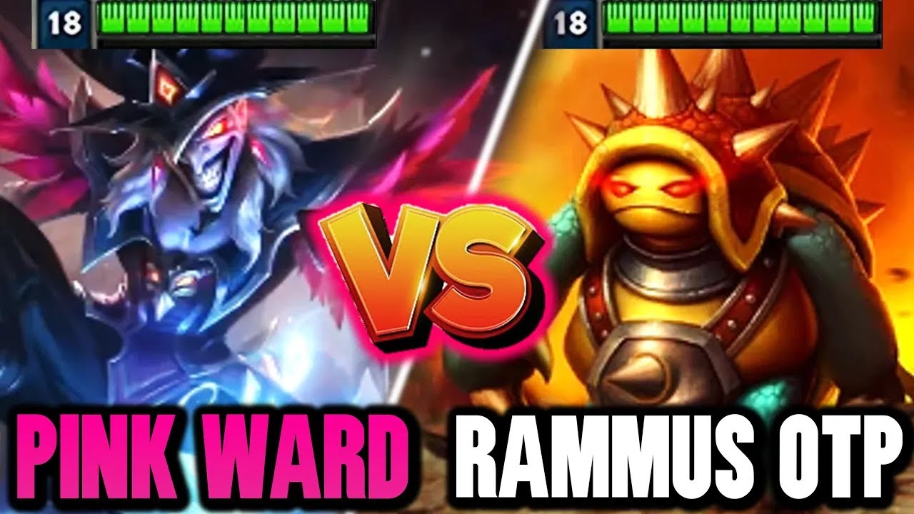 PINK WARD SHACO VS. RAMMUS TOP ONE TRICK