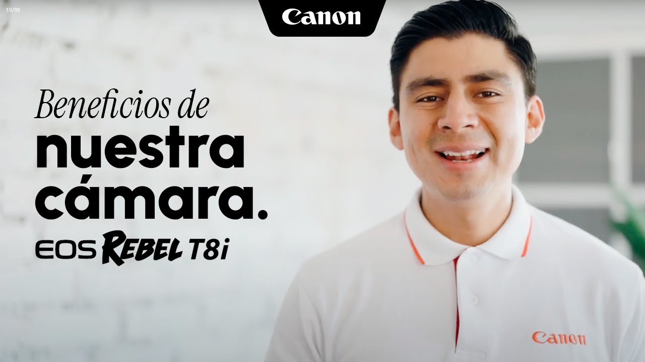 Conoce los beneficios de la cámara Canon EOS Rebel T8i