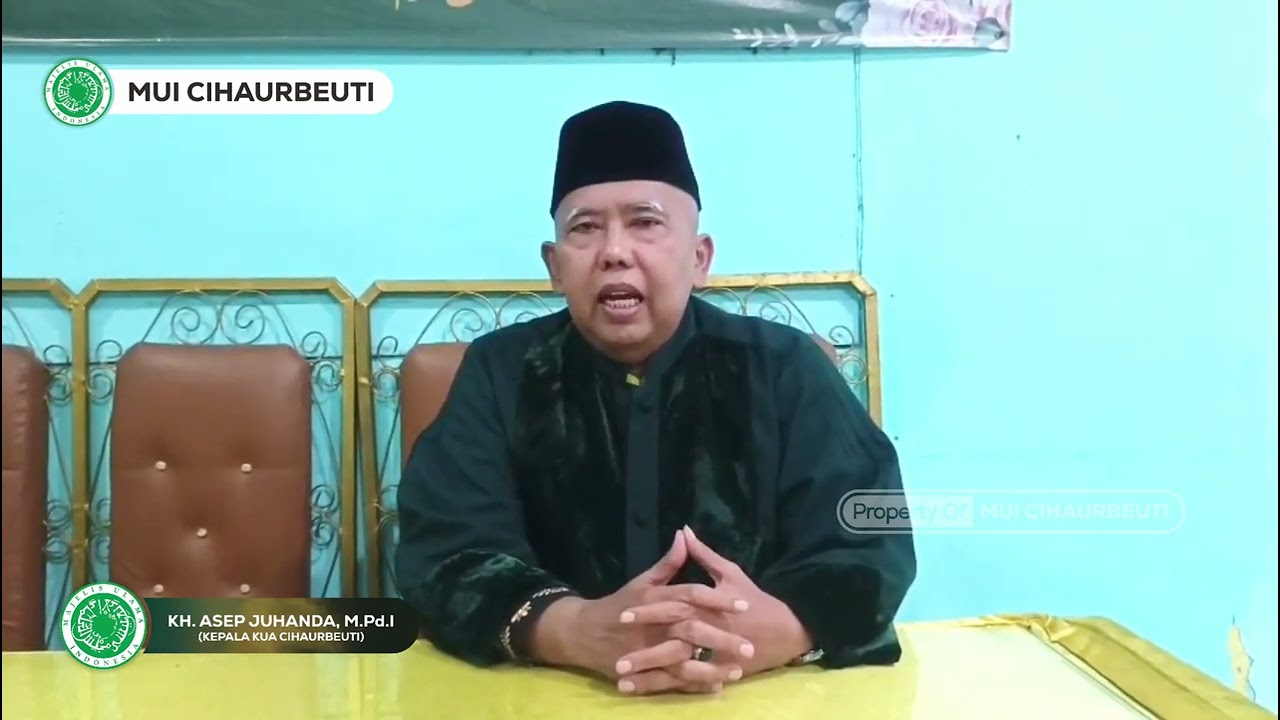 Bahagia bersama Ramadhan oleh KH. Asep Juhanda, M.Pd.I kepala KUA Cihaurbeuti