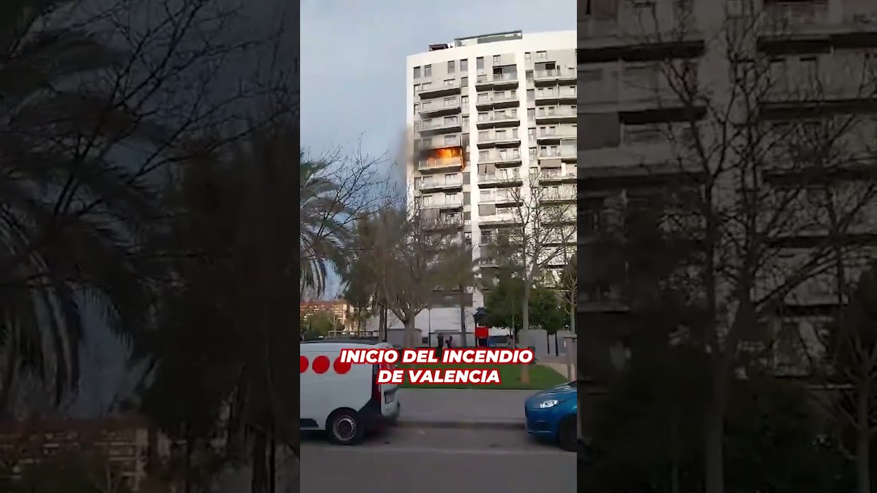 As&iacute; se ha iniciado el INCENDIO de VALENCIA