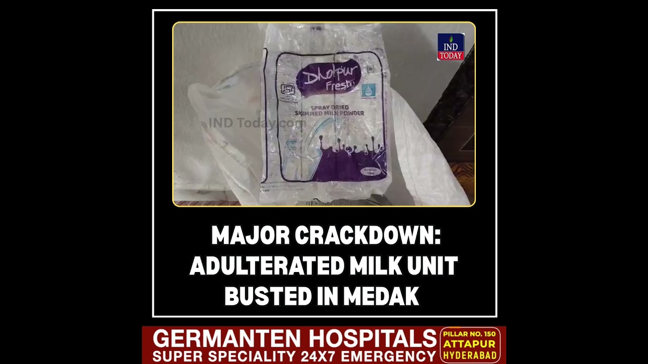 Dangerous Chemical Milk Racket Exposed In Telangana! 😱 #crimenews