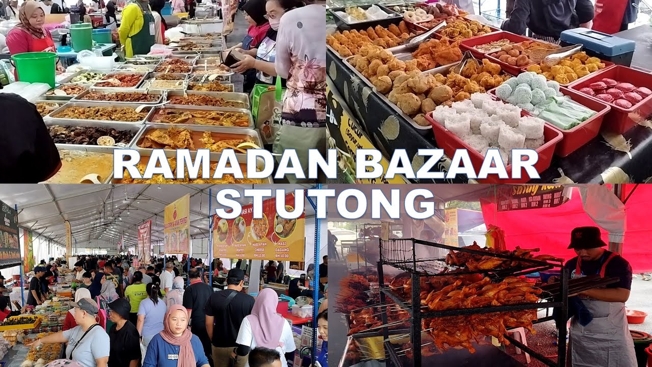 Ramadan Bazaar Stutong Community Market 2024 Kuching Malaysia
