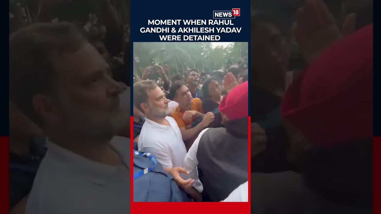 Delhi Protest: Moment When Rahul Gandhi & Akhilesh Yadav Were Detained | N18S
