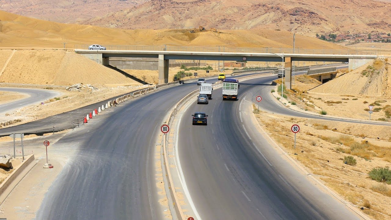 تابعو آخر أشغال ازدواجية الطرقات في ولاية تيسمسلت نحو ولايتي الجلفة و المدية NEW TISSEMSILT ROADS 