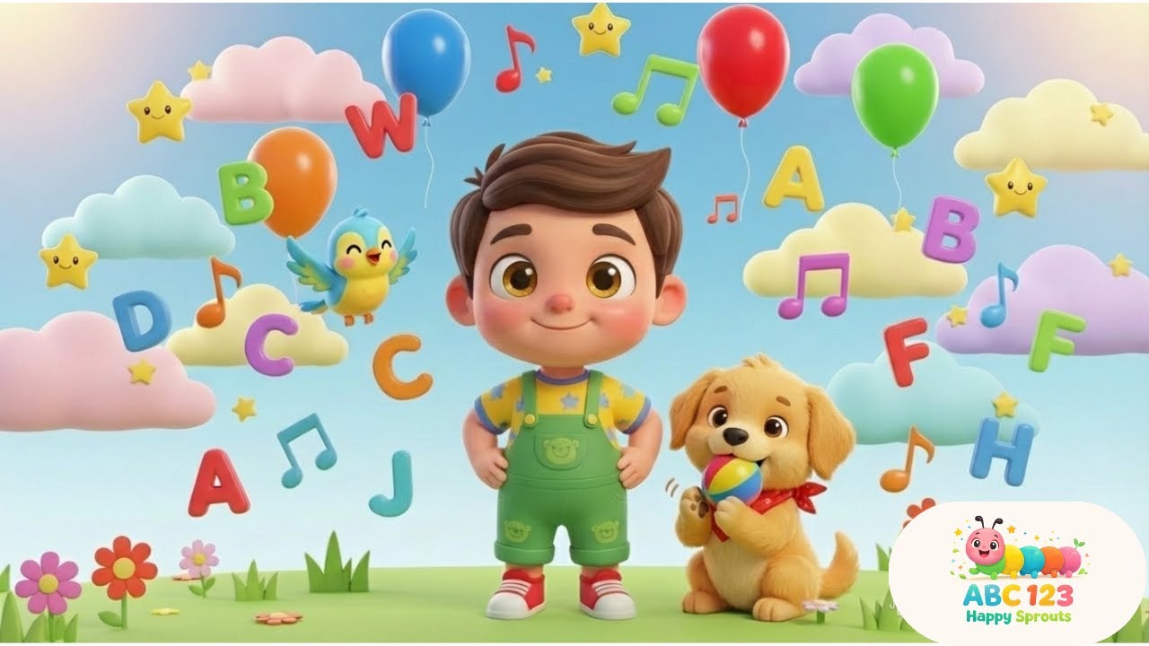 ABC Alphabet Song 🎵 | Learn Letters A–H with Syed | ABC 123 Happy Sprouts #AlphabetSong#ABCSong