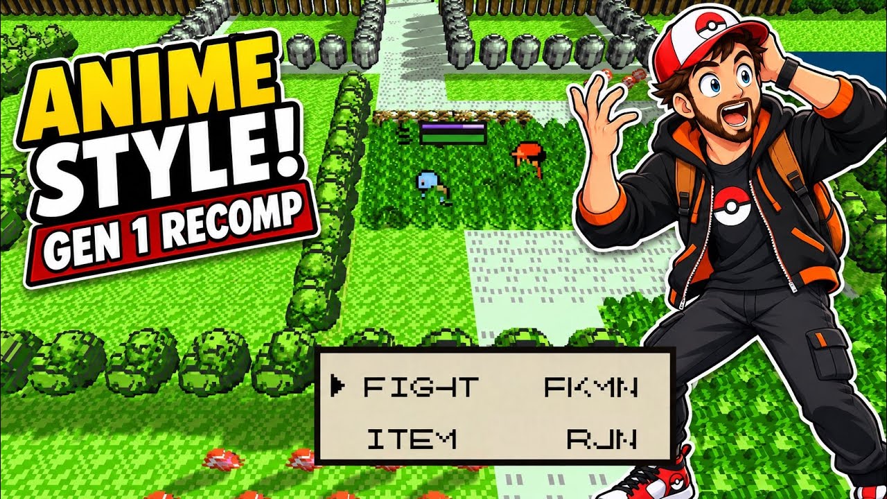 ANIME-STYLE Pok&eacute;mon Battles Are Here! | Gen 1 Recomp