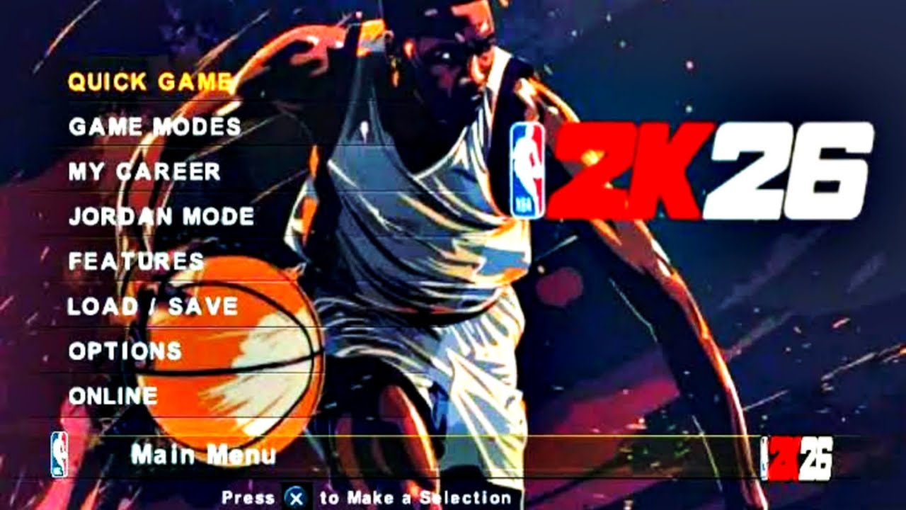 NBA 2K26 PPSSPP ISO + текстуры для эмулятора Android PSP | Скачать