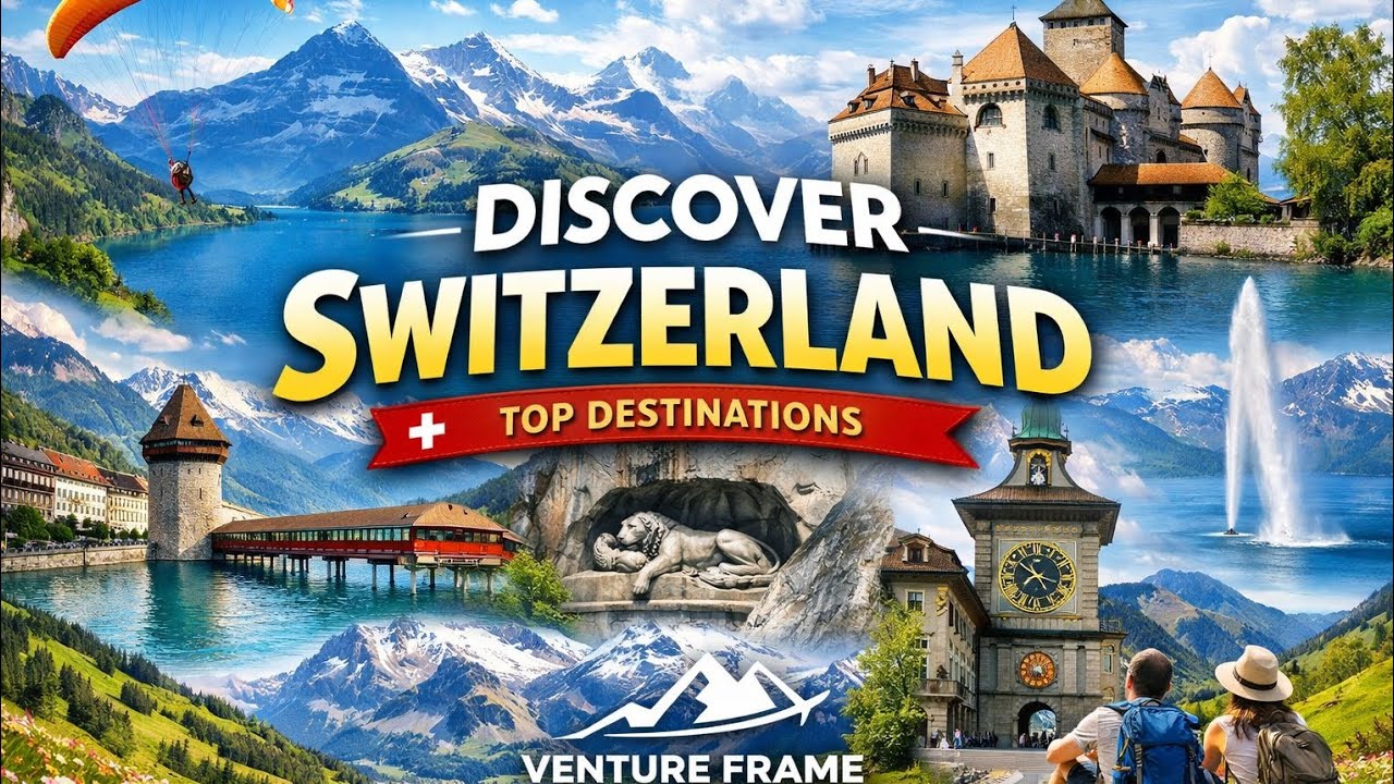 Top 10 Best Places to Visit in Switzerland 🇨🇭 | Ultimate Travel Guide | Venture Frame