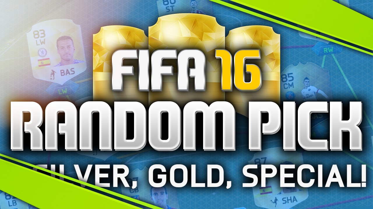 Silver, Gold, Special! The Random Pick #15 (FIFA 16 Ultimate Team)