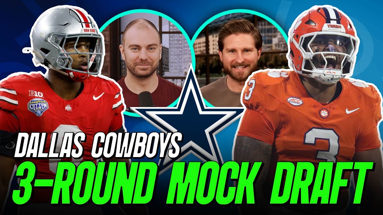 Прогноз драфта Dallas Cowboys на 3 раунда | PFF