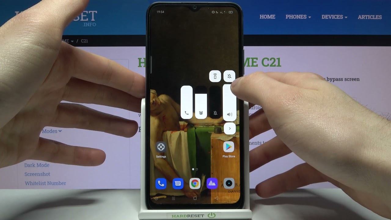 How to Get iOS Volume Slider in Realme C21 &ndash; Find iOS Volume Panel Layout