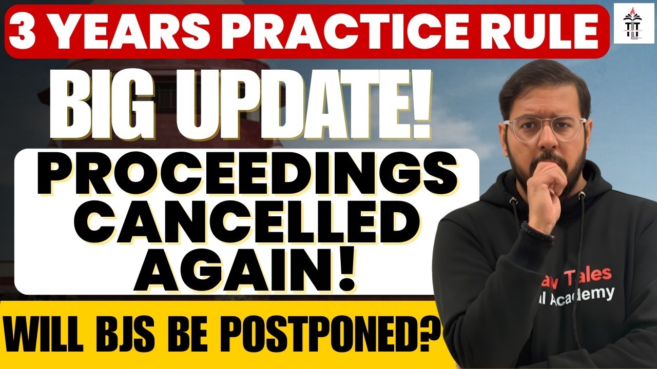 3 Years Practice Case Hearing cancelled AGAIN | Supreme Court Update LIVE | Shubham Sir