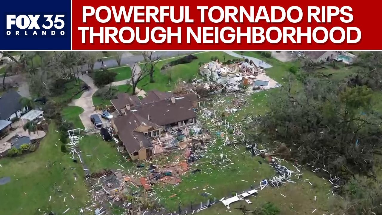 Home camera captures tornado in Longwood, Florida: 'Total destruction'
