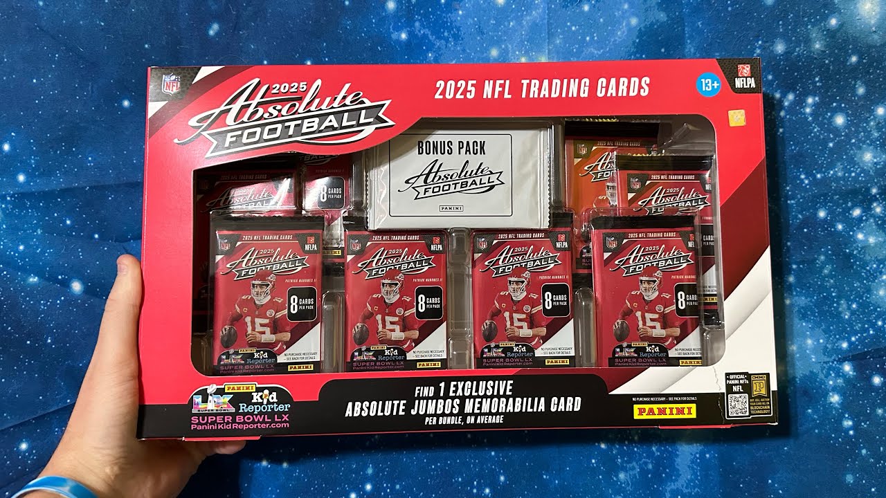 Наборы Panini Absolute Football Sam’s Club 2025 года