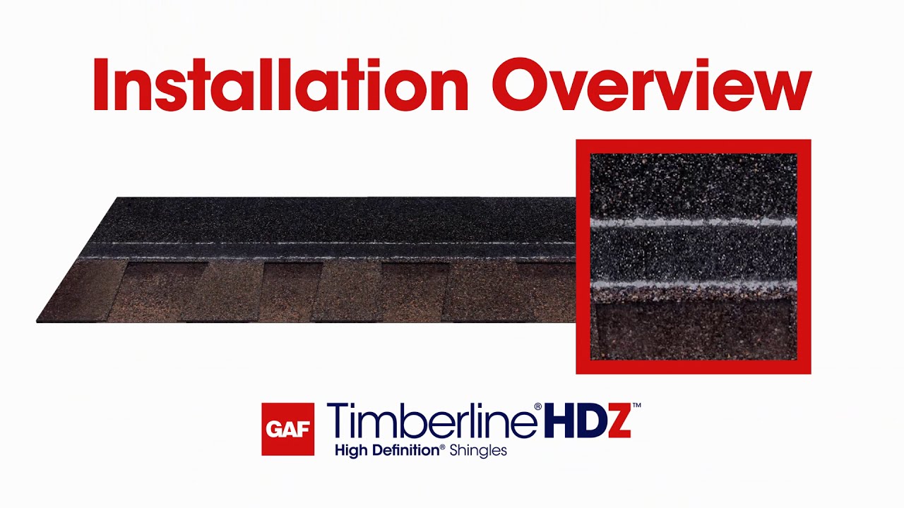 How to Shingle a Roof - How to Install Timberline HDZ Roof Shingles | GAF Roofing