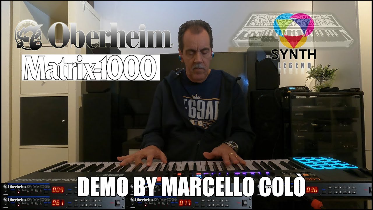 Oberheim Matrix 1000 Synth Legend - Demo by Marcello Colò