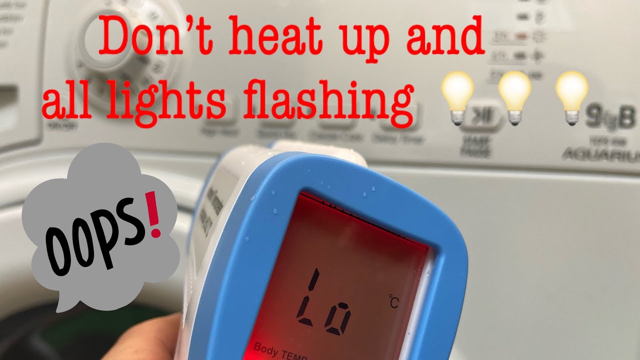 Hotpoint (TCFS 93B) tumble dryer, don’t heat up and all lights flashing.Heating element replacement
