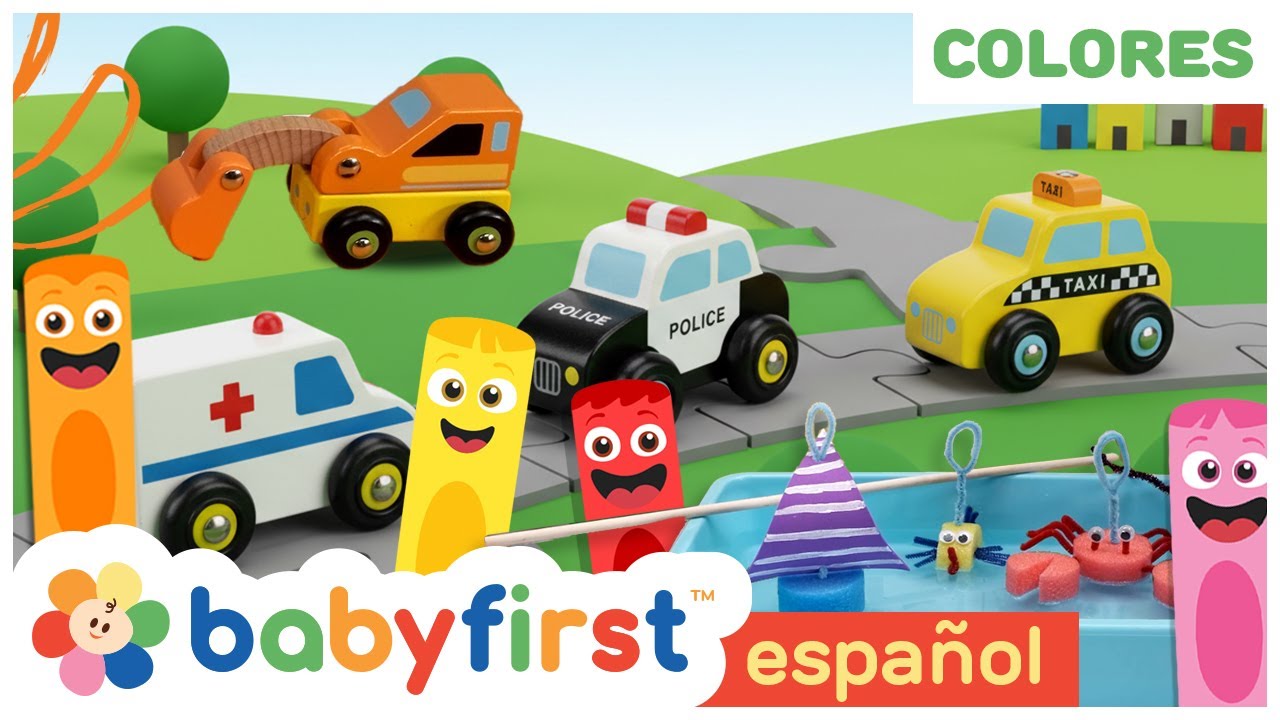 Colores en Español para Niños | ¡Diversión y Magia con La Pandilla! | Vehículos y más | BabyFirst