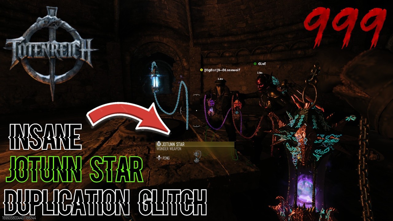 NEW TOTENREICH GLITCH! NEW INSANE EASY JOTUNN STAR DUPLICATION GLITCH! (BLACK OPS 7 ZOMBIES)