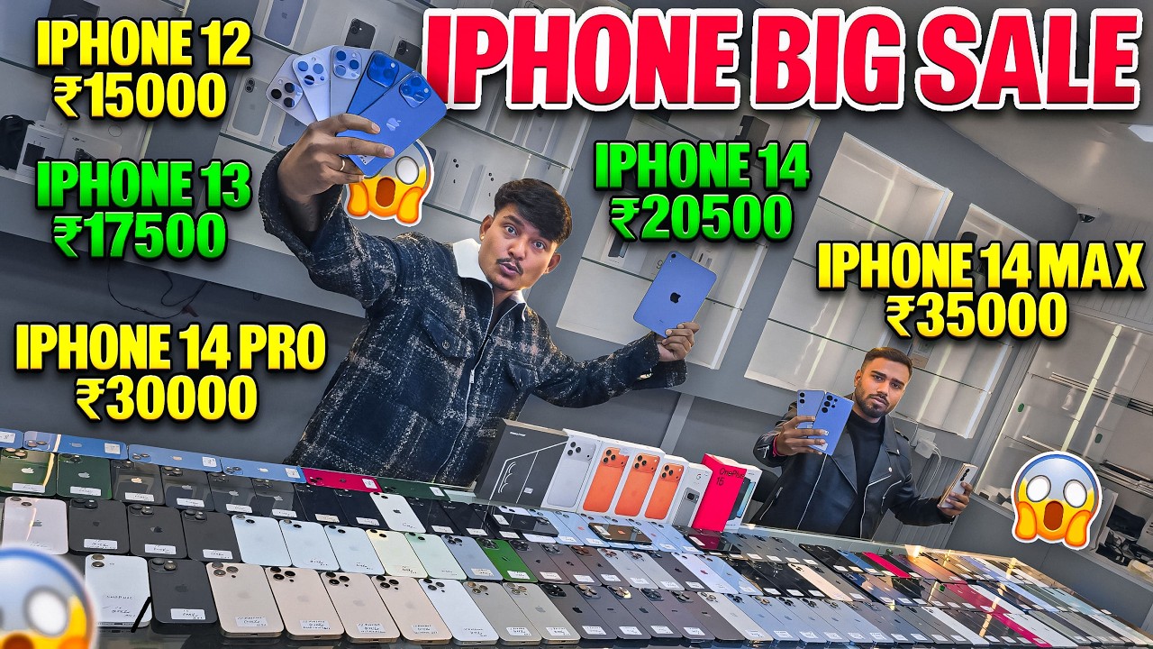 BIGGEST SALE EVER🤩Cheapest iPhone Market in Patna | Second Hand Mobile