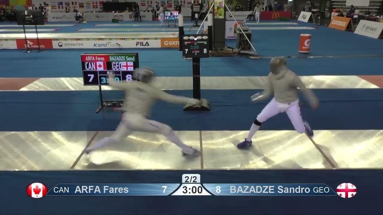 Seoul Grand Prix 2023 SMS - L32 - Fares Arfa CAN v Sandro Bazadze GEO