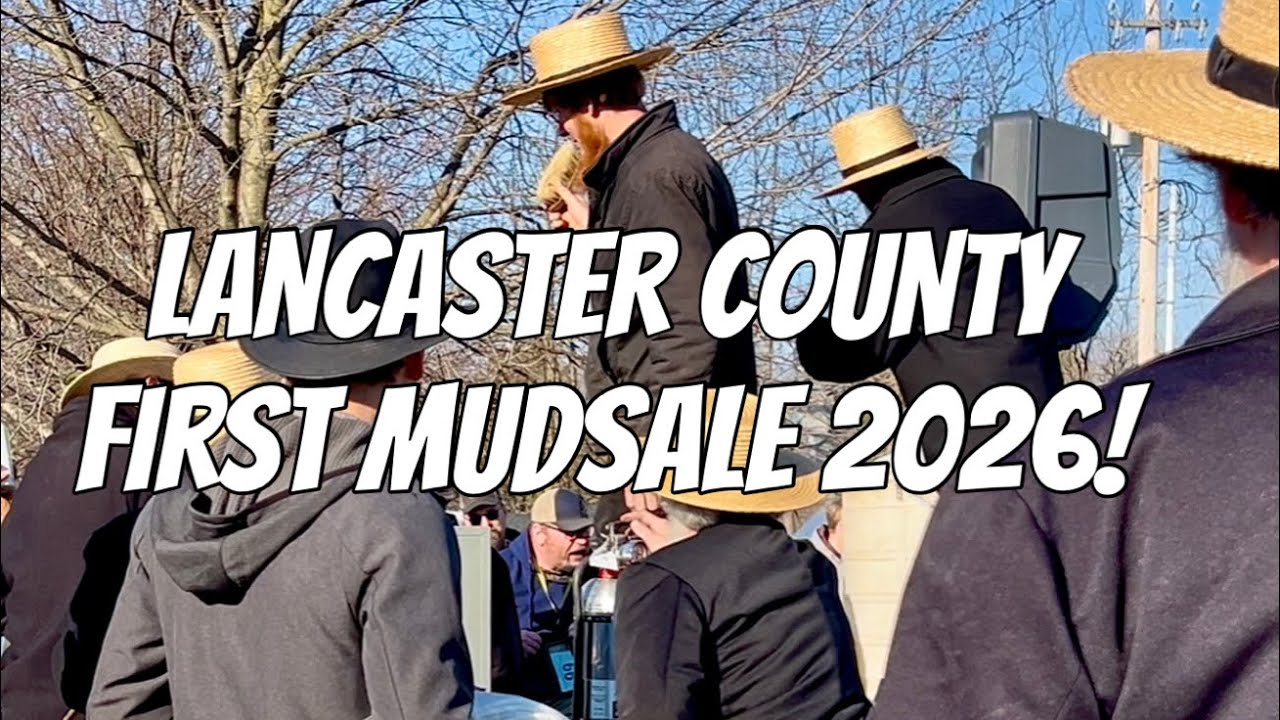 🚜Lancaster County’s First Mud Sale 2026 | Strasburg Fire Company Auction🥧