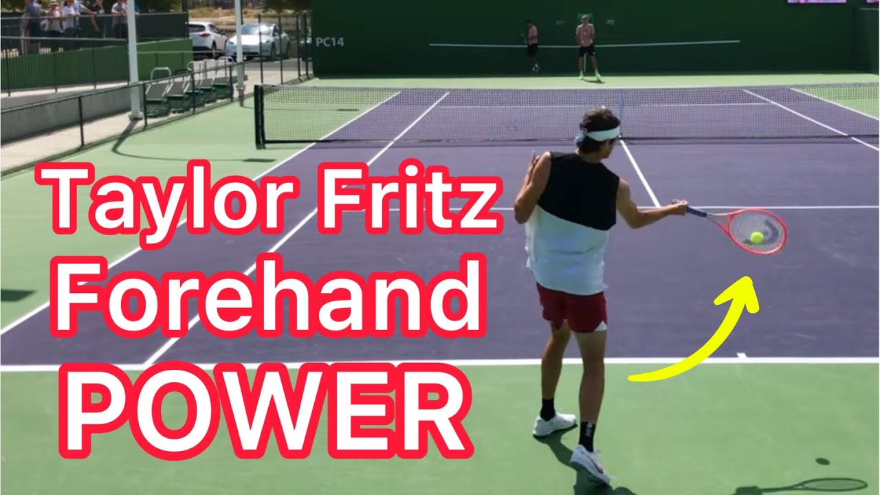 Taylor Fritz Forehand Power Explained (Pro Tennis Technique Analysis)