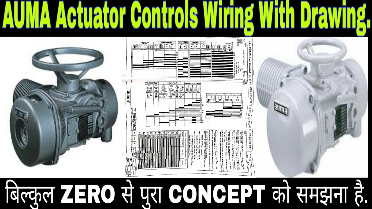 Auma Actuator Control Wiring Diagram | Power and Control Wiring Diagram of Auma Actuator | Actuator