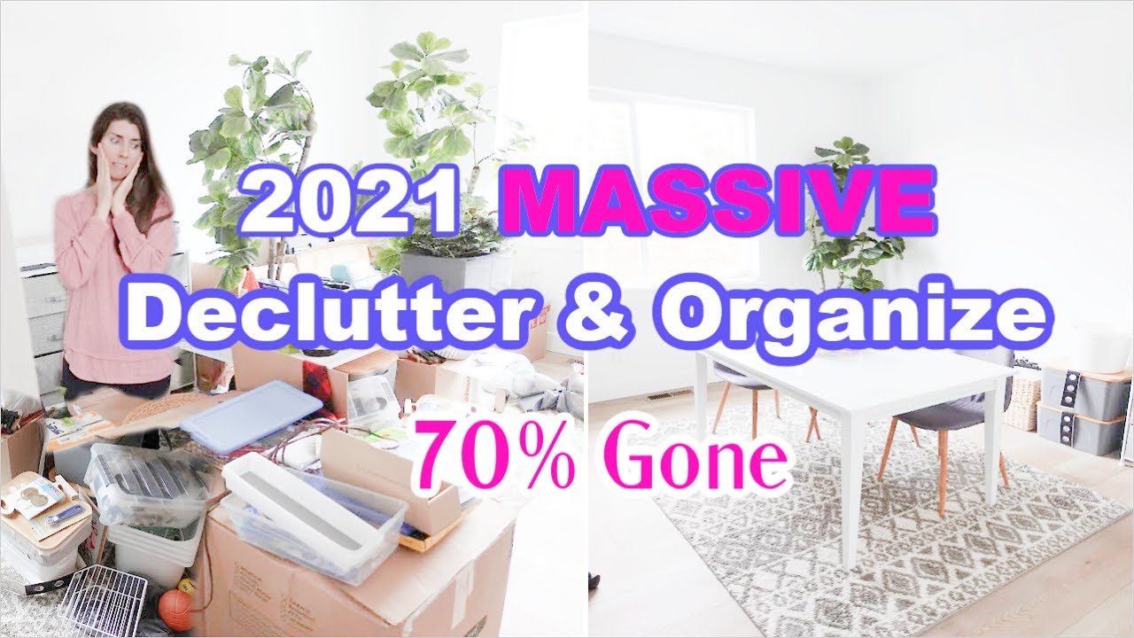 2021 MASSIVE Clean With Me | Extreme Clean, Declutter, & Organize With Me / Decluttering Motivation