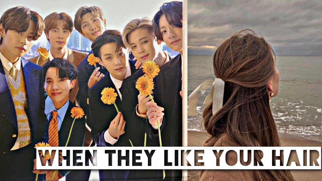 BTS REACTION'When they love your hair🤭