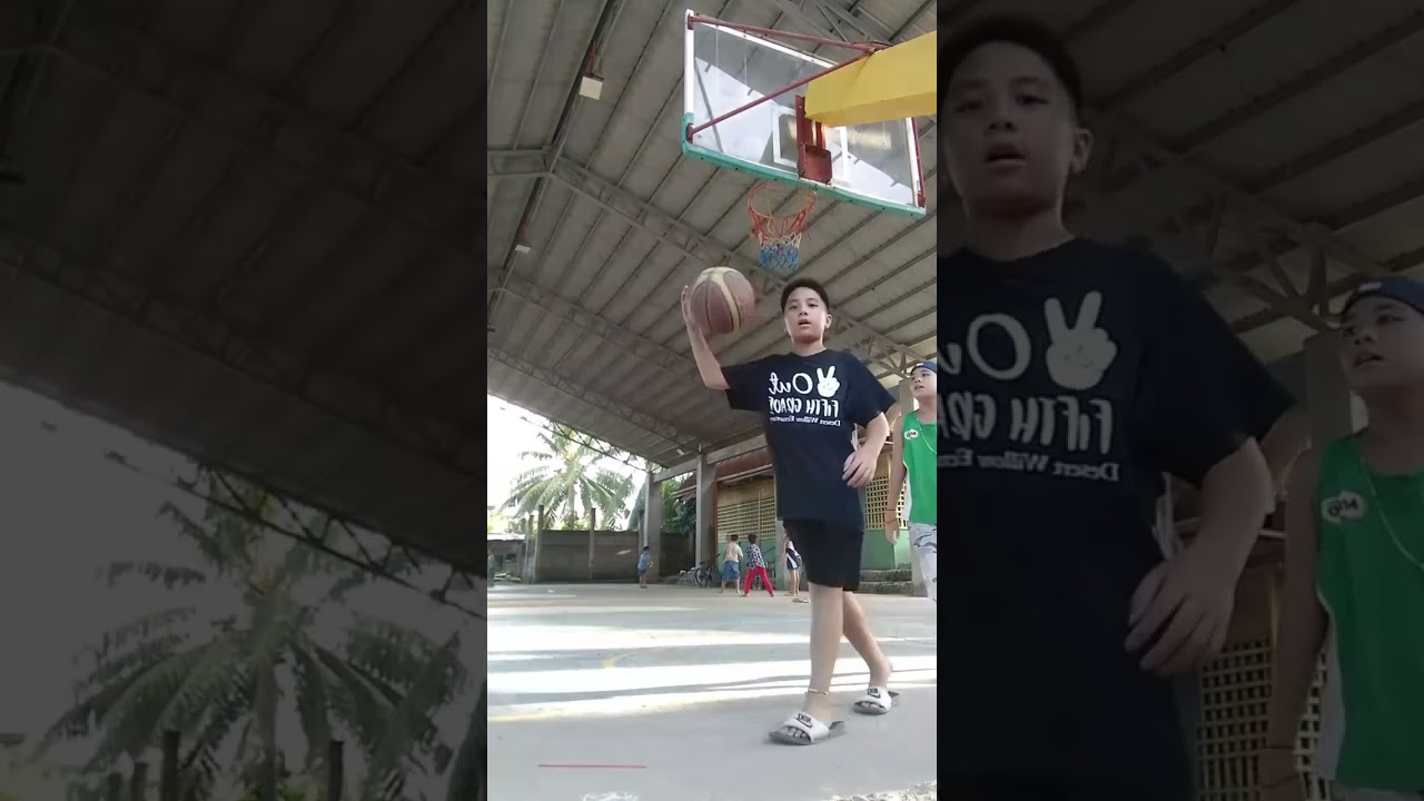 Playing with @ronamaecaro1092 #basketball #bonding #edit  #viral