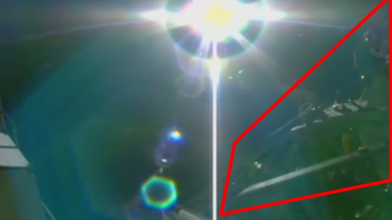 UFO video The black vault  big UFO filmed International space station ISS