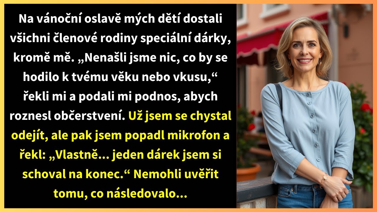 Na vánoční oslavě mých dětí dostali všichni členové rodiny speciální dárky, kromě mě.