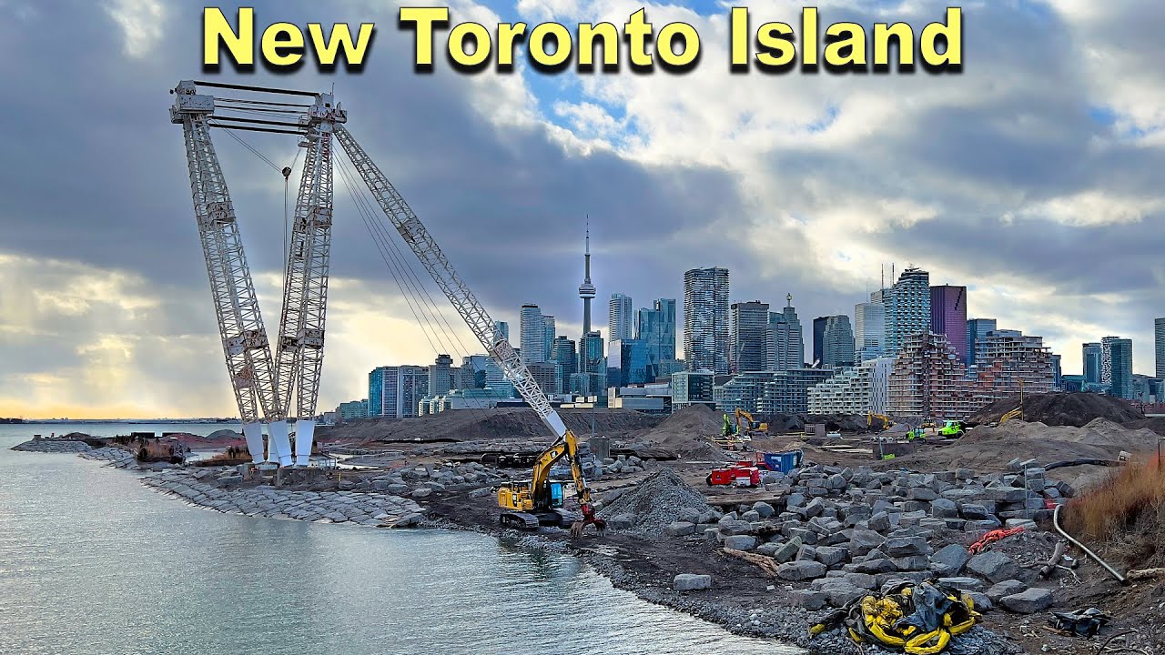 NEW Toronto ISLAND, Villiers Island | Canada's Largest Infrastructure Project