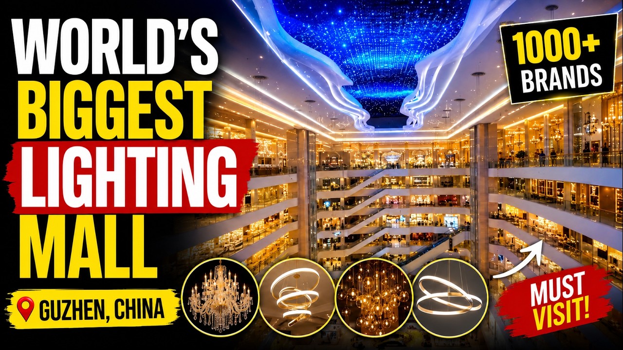 World's Biggest Lighting Mall | Hindi | दुनिया का सबसे बडा लाइटिंग मॉल