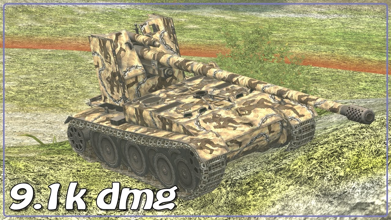 Grille 15 • 5 frags • 9.1k dmg • WoT Blitz