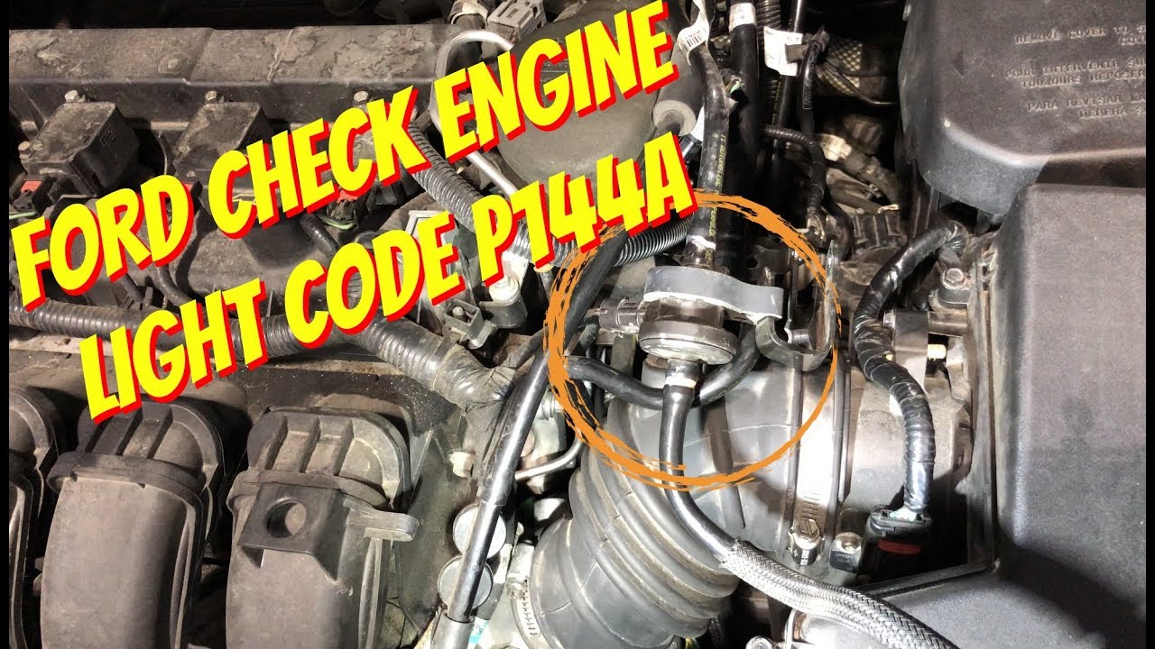 Ford Focus Check Engine, код P144A (клапан продувки испарителя)