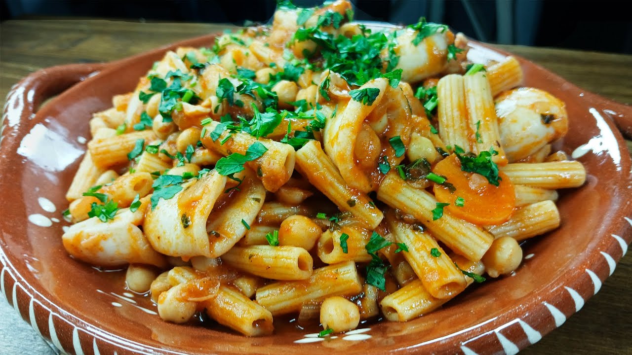 Massada de Lulas com Grão — Um Prato Reconfortante e Cheio de Sabor