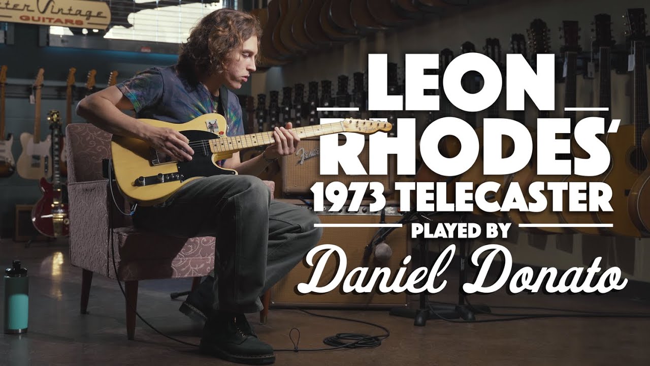 Leon Rhodes' 1973 Telecaster played by Daniel Donato