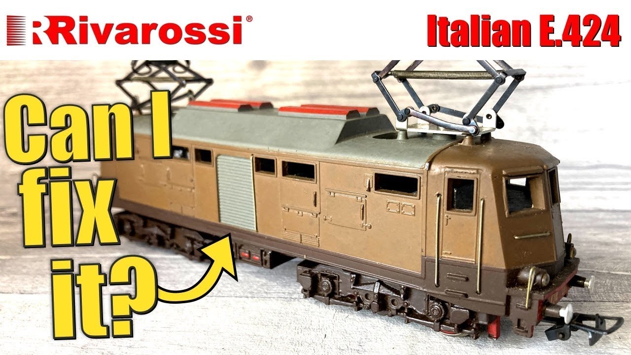Can I fix it Vintage 1952 Rivarossi Le 424 Electric locomotive  Budget Secondhand Model Railways