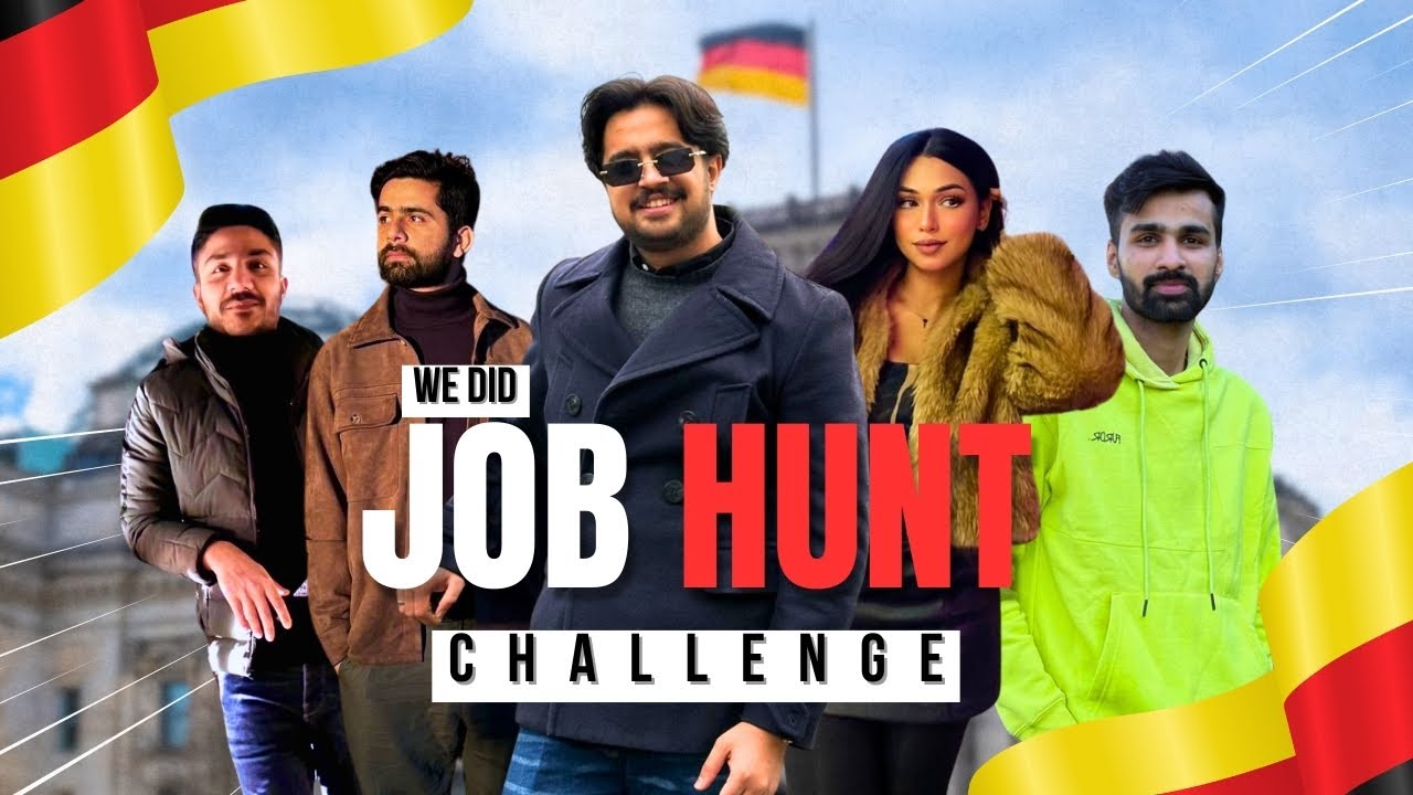 Job Hunt Challenge in Germany: Finding Odd Jobs With No German! Who Wins? 🤯🇩🇪