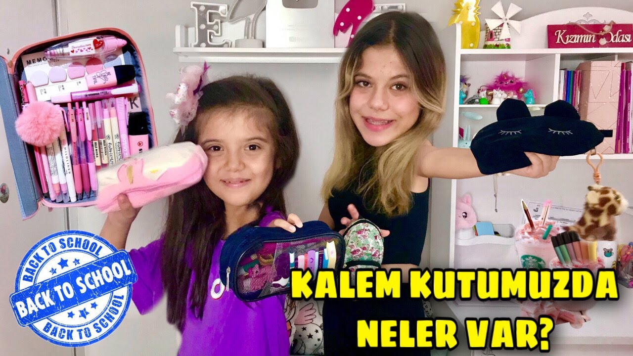 KALEM KUTUMDA NE VAR || Back To School Okula D&ouml;n&uuml;ş Kalem Kutusu Challenge