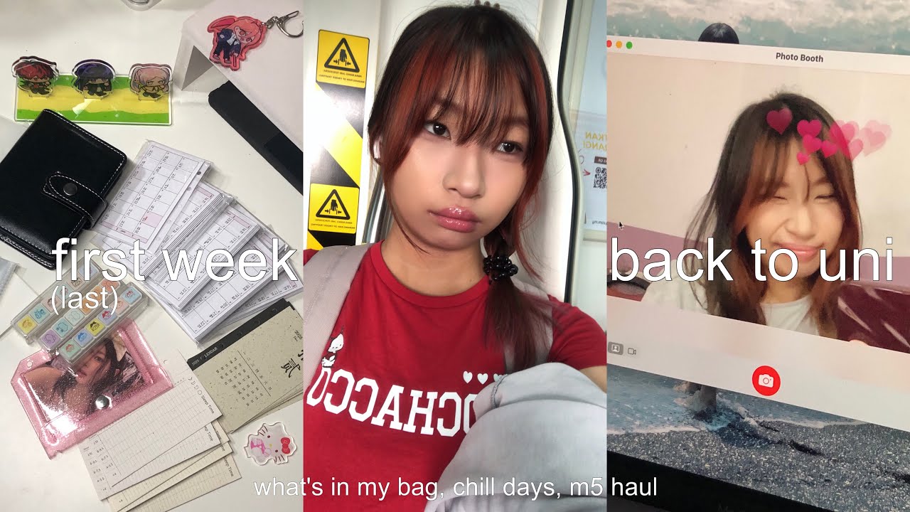 FIRST(last) WEEK BACK TO UNI📝: what’s in my bag, chill days, m5 haul