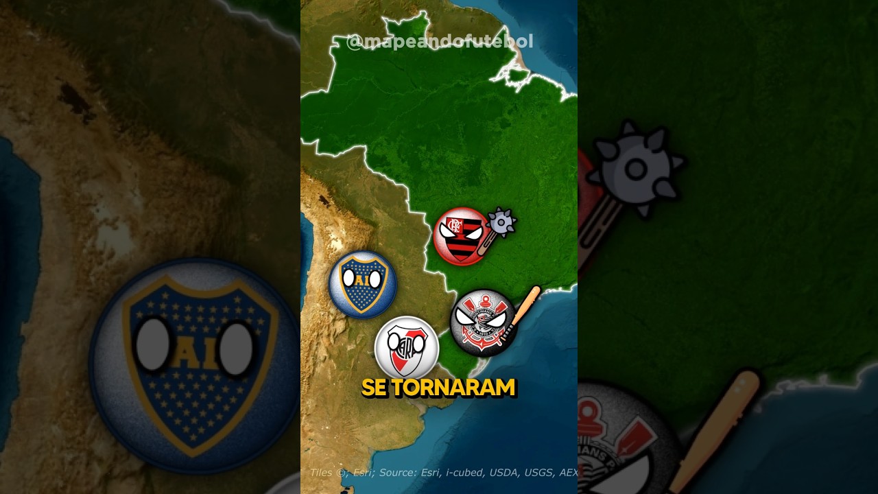 POR QUE o futebol BRASILEIRO domina a Am&eacute;rica do sul? #futebol #brasileir&atilde;o #argentina #corinthians