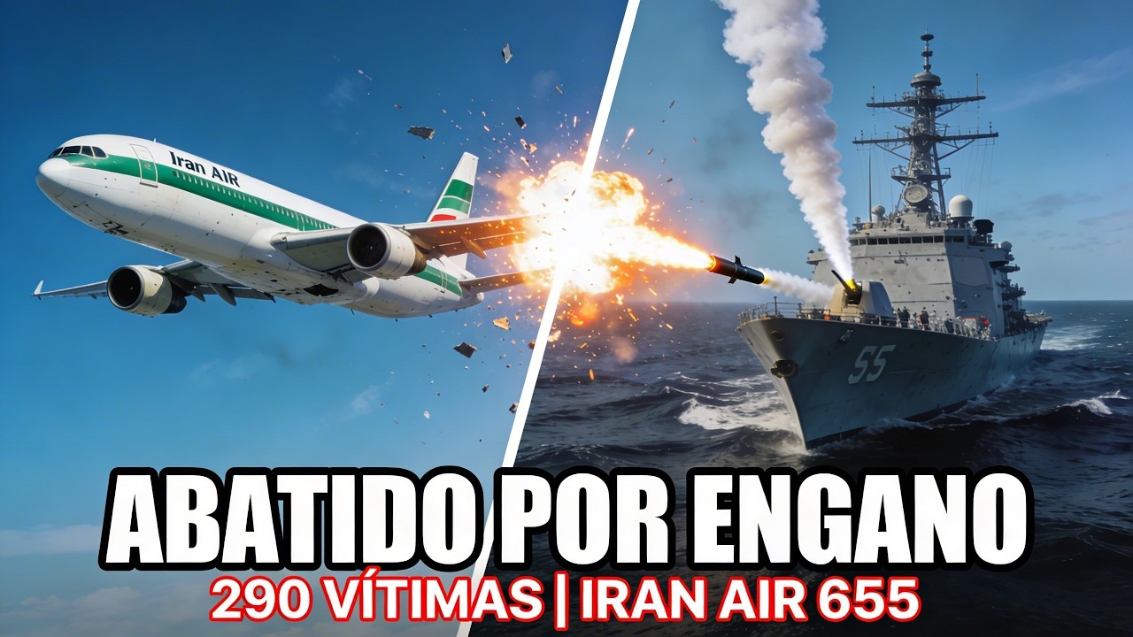 ABATIDO POR ENGANO: A MARINHA AMERICANA DESTRUIU um AVIÃO CIVIL com 290 PESSOAS | Iran Air 655